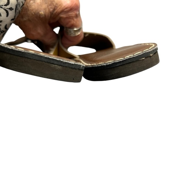 Kino Leather Lace Up Slip Ons Made In Key West Florida Sz 10 - Picture 11 of 12